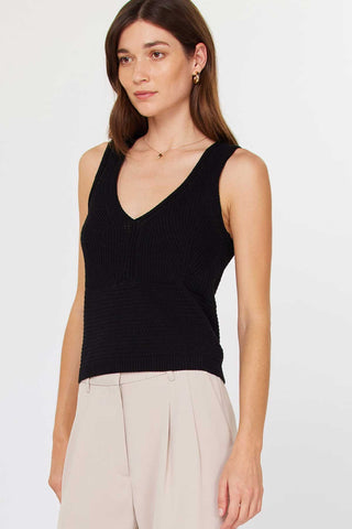 Madison Knit Cropped Tank Sweater - Premium clothing at Lonnys NY - Just $62! Shop Womens clothing now 