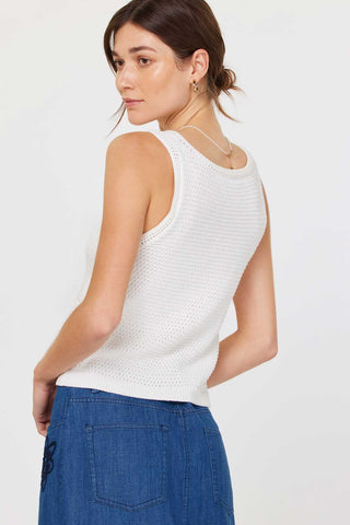 Madison Knit Cropped Tank Sweater - Premium clothing at Lonnys NY - Just $62! Shop Womens clothing now 