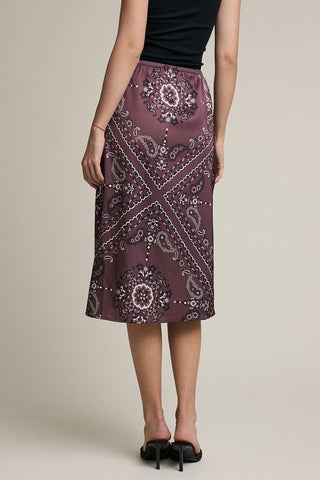 Madison Paisley Midi Skirt
