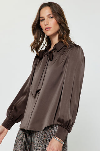 Madison Tie Neck Blouse