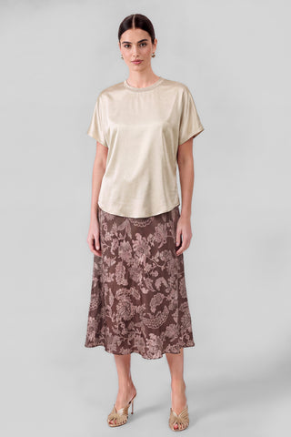 Madison Satin Dolman Sleeve Top