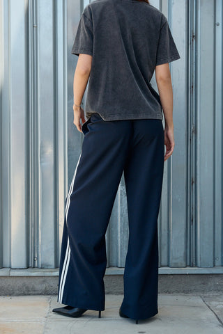 Madison Side Stripe Wide Leg Pants