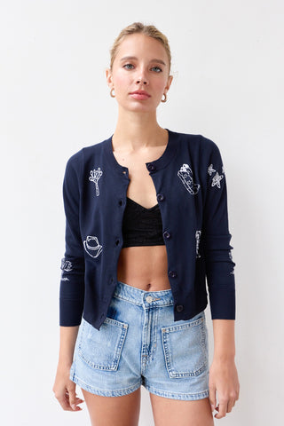 Madison Western Embroidered Cardigan