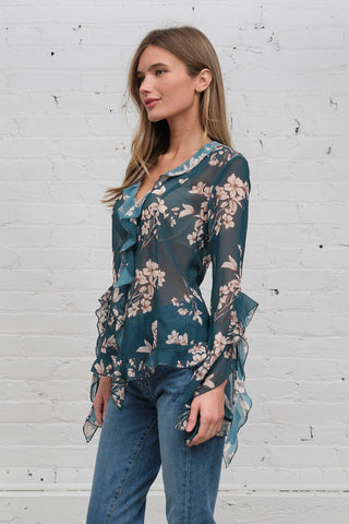 Madison Garden Chiffon Blouse