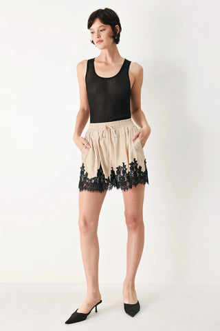 Madison Lace Trim Shorts