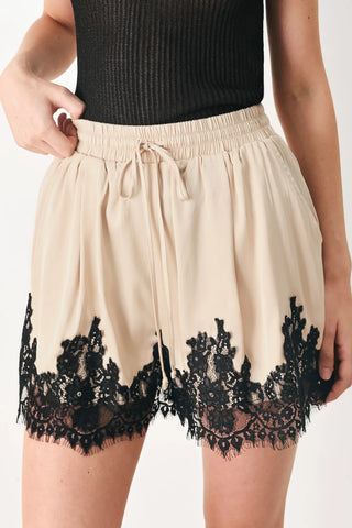 Madison Lace Trim Shorts