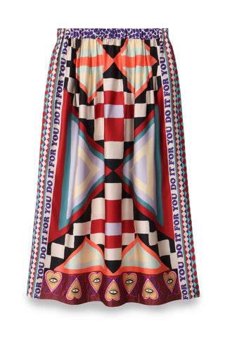 Me369 Joy Printed Midi Skirt - Premium clothing at Lonnys NY - Just $225! Shop Womens clothing now 