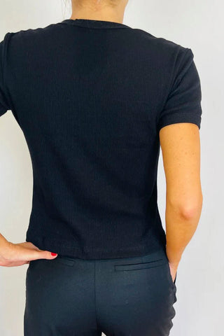 Meraki Rachel Ribbed Baby Tee