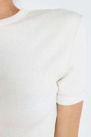 Meraki Rachel Ribbed Baby Tee