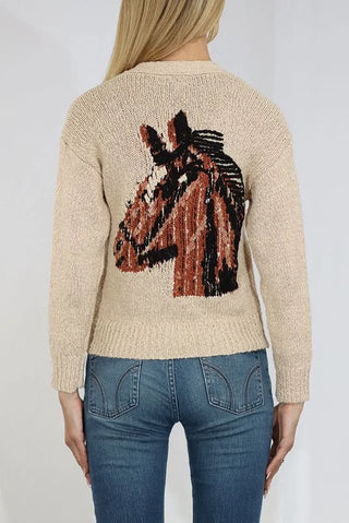 Metric Western Button Front Cardigan