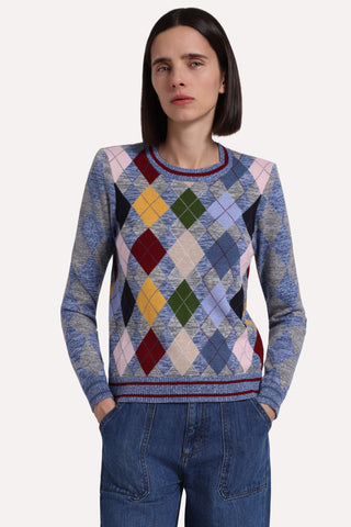 Minnie Rose Argyle Sweater