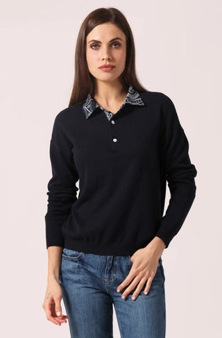 Minnie Rose Bandana Collar Pullover Shirt