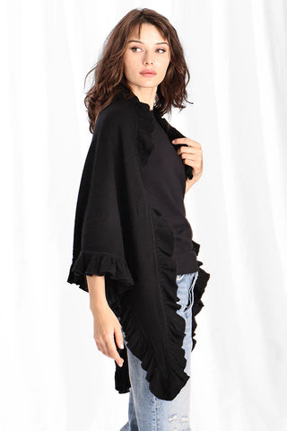 Minnie Rosh Cashmere Ruffle Shawl - Premium clothing at Lonnys NY - Just $348! Shop Womens clothing now 