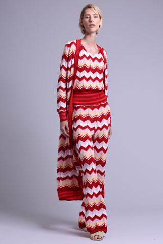 Minnie Rose Chevron Pointelle Duster - Premium clothing at Lonnys NY - Just $391! Shop Womens clothing now 