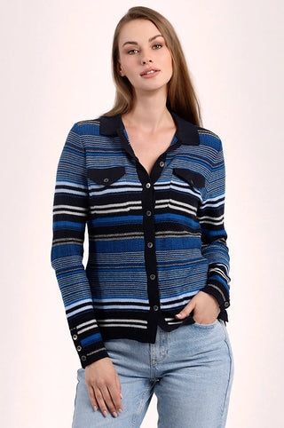 Minnie Rose Boxy Camp Cardigan