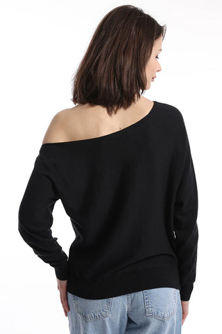 Minnie Rose Cold Shoulder Top - Premium Shirts & Tops at Lonnys NY - Just $145! Shop Womens clothing now 