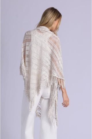 Minnie Rose Fringed Sequin Shawl