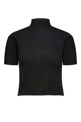 Minnie Rose Short Sleeve Mockneck Top - Premium clothing at Lonnys NY - Just $150! Shop Womens clothing now 