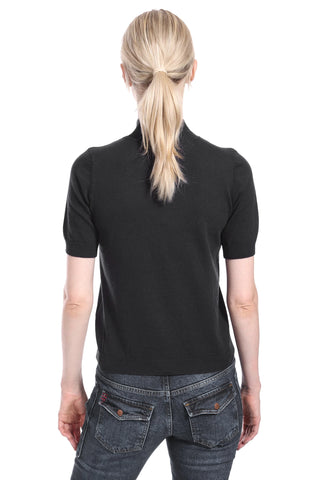 Minnie Rose Short Sleeve Mock Neck *FINAL SALE* - Premium clothing at Lonnys NY - Just $75! Shop Womens clothing now 