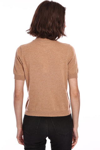 Minnie Rose Short Sleeve Mock Neck - Premium clothing at Lonnys NY - Just $150! Shop Womens clothing now 