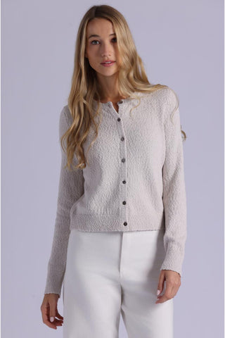 Minnie Rose Soft Bouclé Cardigan