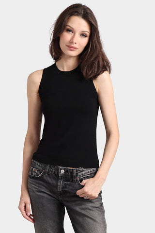 Minnie Rose Viscose Crew Tank - Premium clothing at Lonnys NY - Just $166! Shop Womens clothing now 