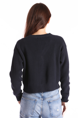 Minnie Rose Cotton Shaker Cropped Cardigan