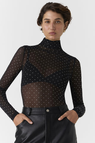 Misha Sandra Studded Top - Premium clothing at Lonnys NY - Just $220! Shop Womens clothing now 