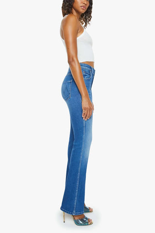 Mother Denim Mid Rise Smokin Double Sneak Jeans - Premium clothing at Lonnys NY - Just $238! Shop Womens clothing now 