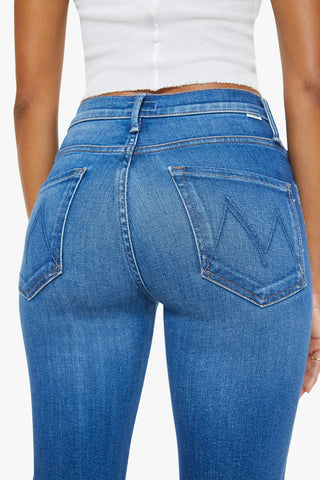 Mother Denim Mid Rise Smokin Double Sneak Jeans - Premium clothing at Lonnys NY - Just $238! Shop Womens clothing now 