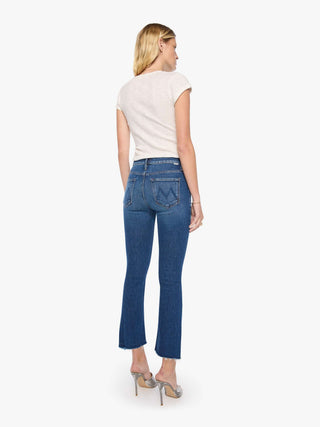 Mother Insider Ankle Step Fray High Rise Jeans