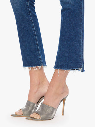 Mother Insider Ankle Step Fray High Rise Jeans