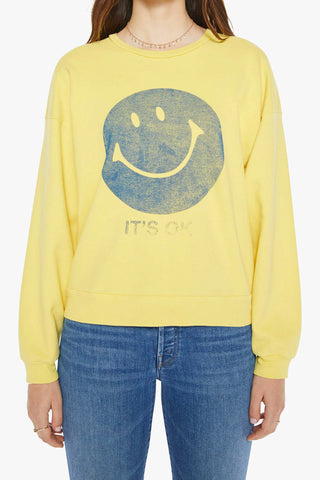 Mother Drop Square Its Ok Sweatshirt - Premium clothing at Lonnys NY - Just $168! Shop Womens clothing now 