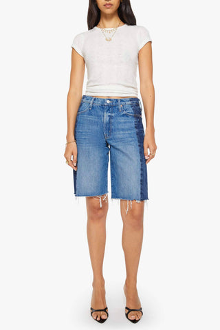 Mother Maven Mid Rise Bermuda Shorts