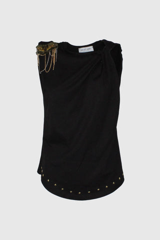 Odi Et Amo Military Knot Tank Top - Premium clothing at Lonnys NY - Just $143! Shop Womens clothing now 