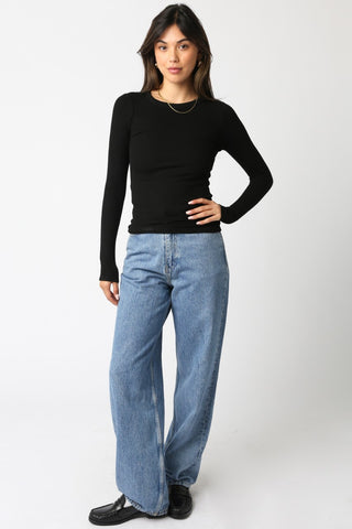 Olivaceous Abbey Long Sleeve Top