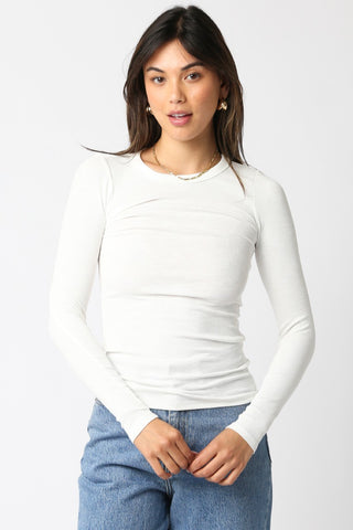 Olivaceous Abbey Long Sleeve Top