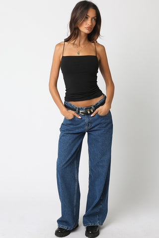 Olivaceous Emmy Square Neck Cami Top