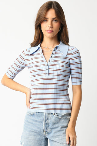 Olivaceous Ina Striped Sweater - Premium clothing at Lonnys NY - Just $55! Shop Womens clothing now 