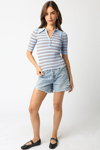 Olivaceous Ina Striped Sweater - Premium clothing at Lonnys NY - Just $55! Shop Womens clothing now 