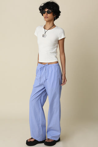 Olivaceous Mia Fitted Ribbed Knit Top
