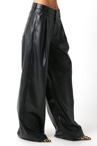 Olivaceous Stacy Vegan Leather Pants - Premium clothing at Lonnys NY - Just $80! Shop Womens clothing now 