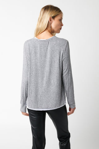 Olivaceous Double Lined Crewneck Shirt