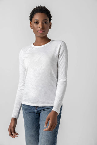Jersey de cuello redondo y manga larga Lilla P