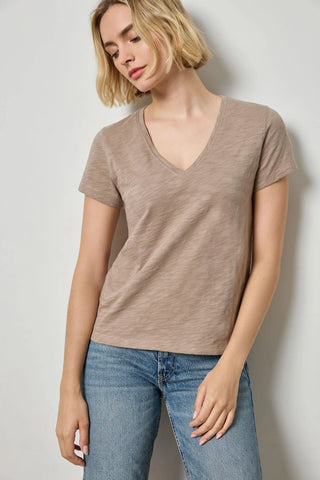 Lilla P Back Seam V Neck Tee - Premium clothing at Lonnys NY - Just $77! Shop Womens clothing now 