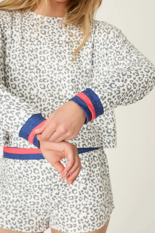 PJ Salvage Cats Meow Pajama Long Sleeve Shirt