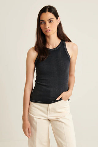 Patrick Assaraf Vintage Wash Stretch Ribbed Tank - Premium clothing at Lonnys NY - Just $84! Shop Womens clothing now 