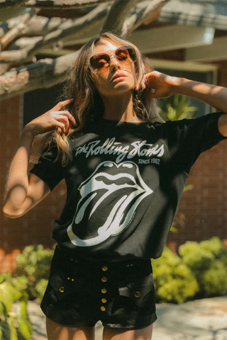 People of Leisure Rolling Stones Raglan Tee - Premium clothing at Lonnys NY - Just $97! Shop Womens clothing now 