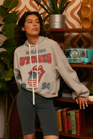 People of Leisure Rolling Stones Hoodie - Premium clothing at Lonnys NY - Just $128! Shop Womens clothing now 