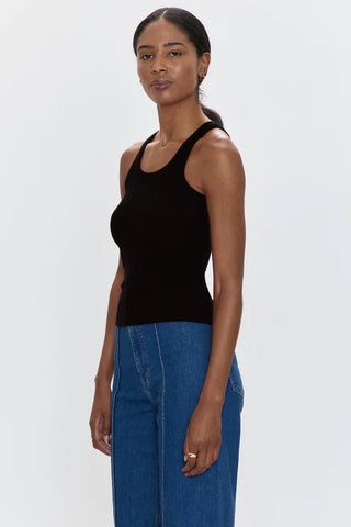Pistola Christy Curved Hem Basic Tank Top - Premium clothing at Lonnys NY - Just $68! Shop Womens clothing now 